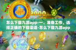 怎么下载九游app-一、准备工作，选择正确的下载渠道-怎么下载九游app